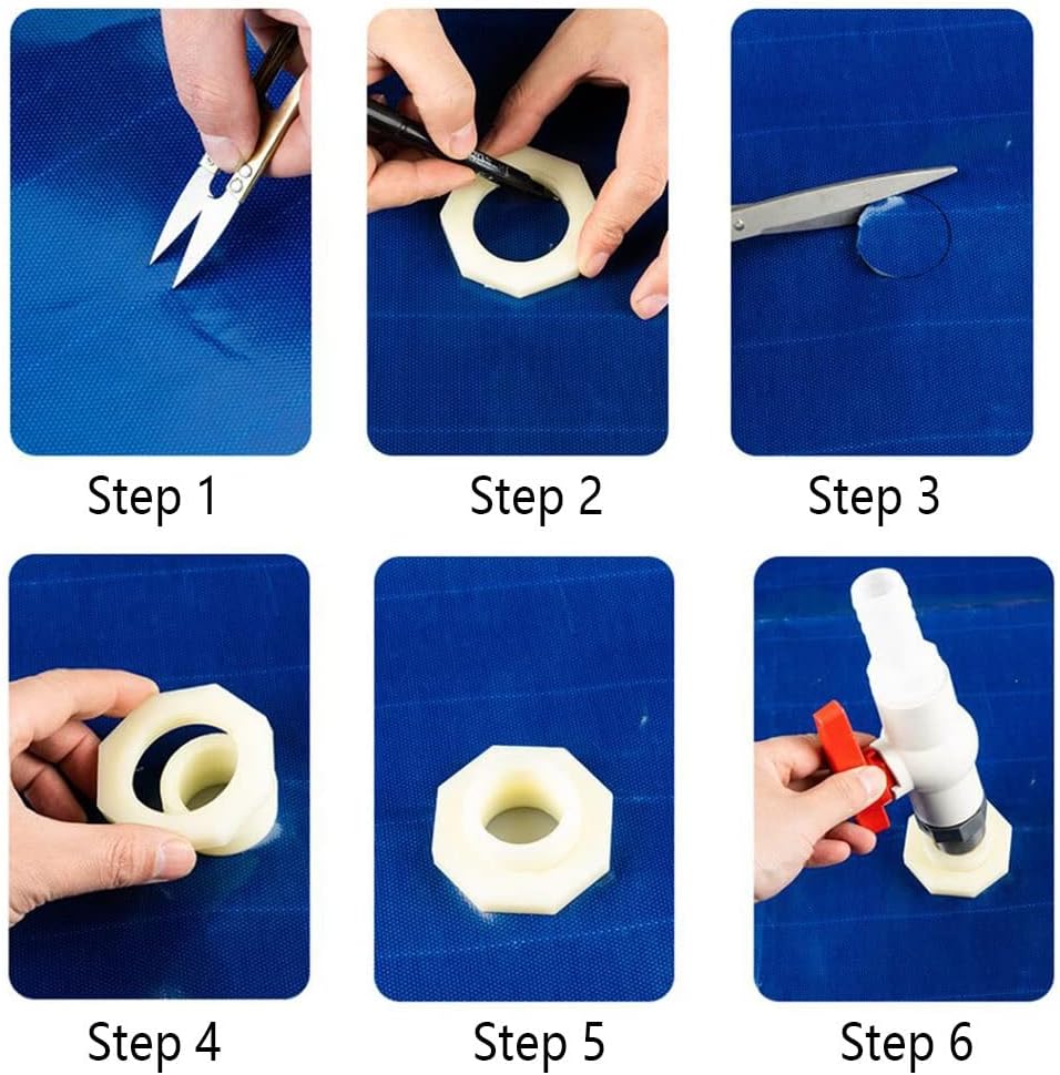 Waterproof Children's Swimming Pool Aquarium - Semi-Transparent Fish Pond with Stainless Steel Frame for Indoor/Outdoor Fun (Blue, 100x60x51cm)