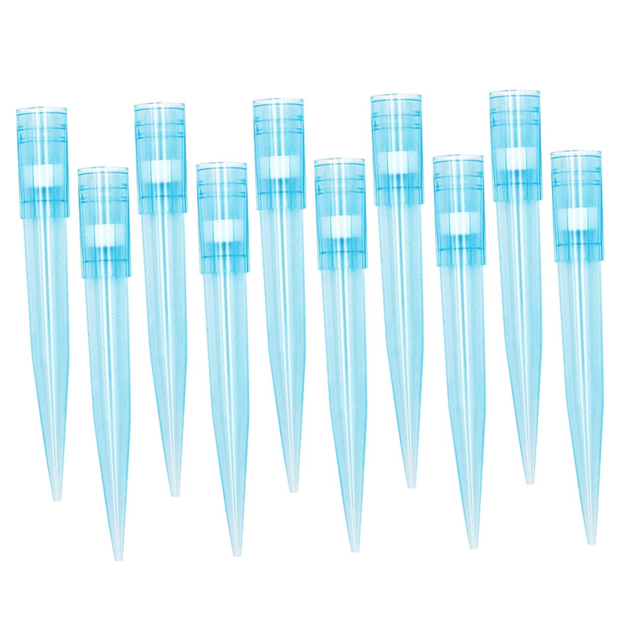 YARNOW 500pcs 1ml Filtered Liquid Pipette Tips Disposable Scientific Laboratory Pipettor Tips for Precise Liquid Transfer in Medical and Research Labs