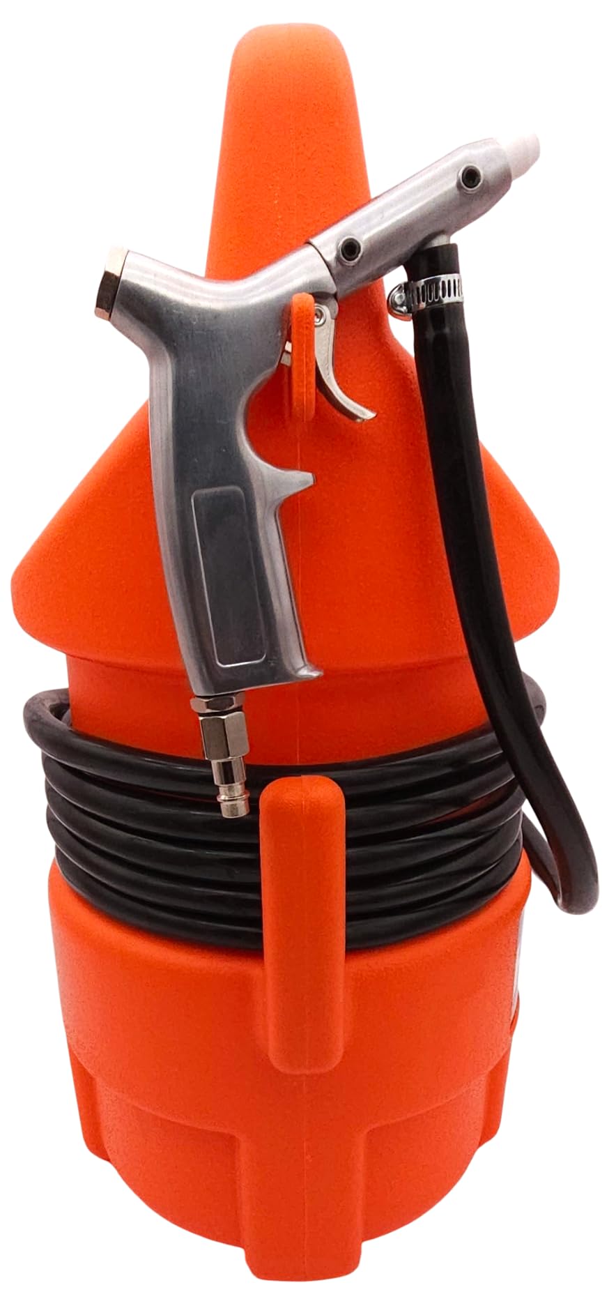 HERO Sandstrahler Druckluft 10L – Mobiles Sandstrahlgerät mit Strahlpistole für Rostentfernung, Reinigung & Oberflächenbearbeitung