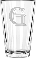 Vista 6 de Vaso de cerveza 16 oz pinta Monogram (C)