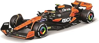 Bburago（ブラーゴ） 2024年モデル 1/43 シグネチャー シリーズ F1 マクラーレン MCL38 ＃4 ランド・ノリス レース スポーツカー ミニカー ダイキャストカー 完成品 18-38215 (#4)