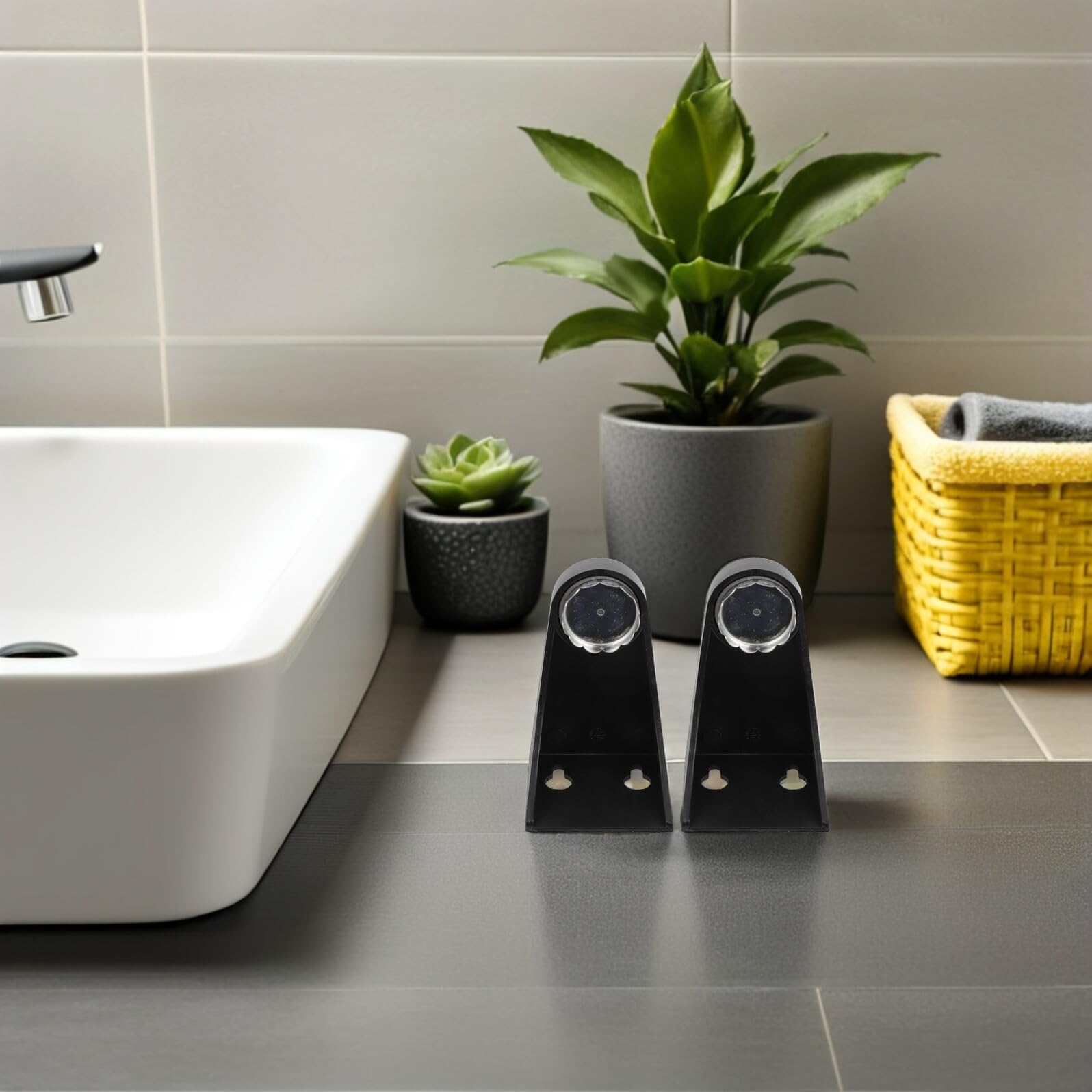2 Szt. Magnetyczny Uchwyt Mydło Ścienny Szt Czarny Trwały i Odporny Rdzę Oszczędzający Miejsce Organizer Do Łazienki i Łatwy Montaż bez Wiercenia Elegancki Design
