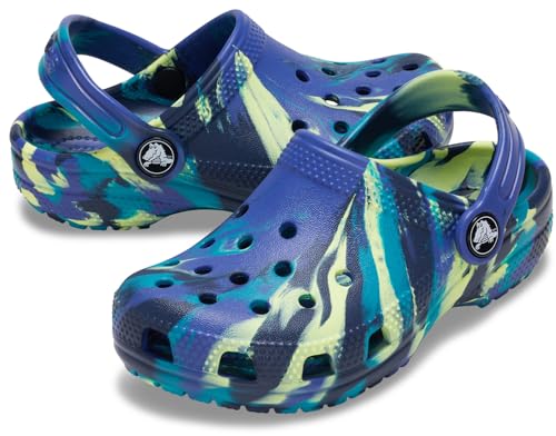 Image of Crocs Unisex-Child Classic Watercolor Marbled Clog