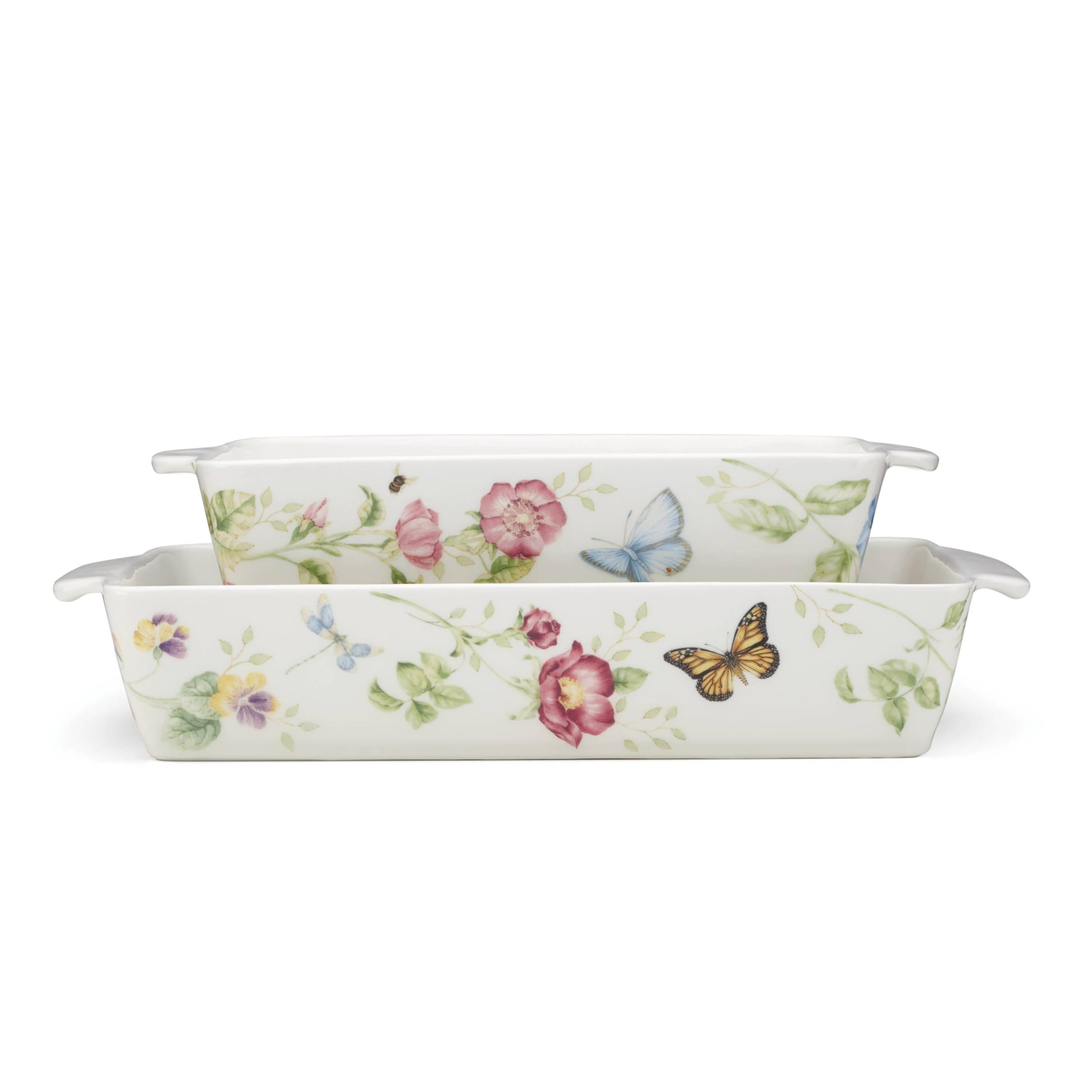 Lenox Butterfly Meadow Rectangular Baking Dish, 2-Piece Set