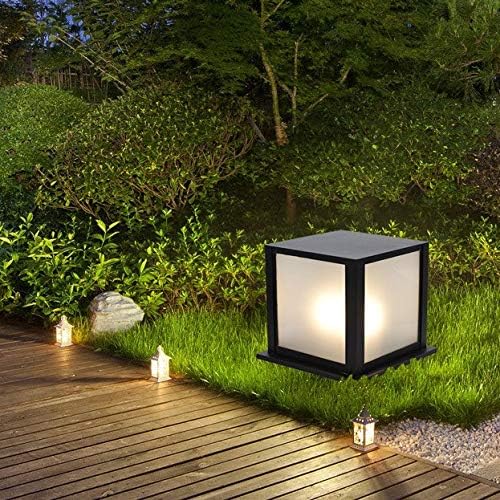 Miniatura 5 de ZLMAY - Luces de jardín al aire libre, impermeable, para jardín, jardín, al aire libre, balcón, estilo exterior, impermeable, lámpara de jardín