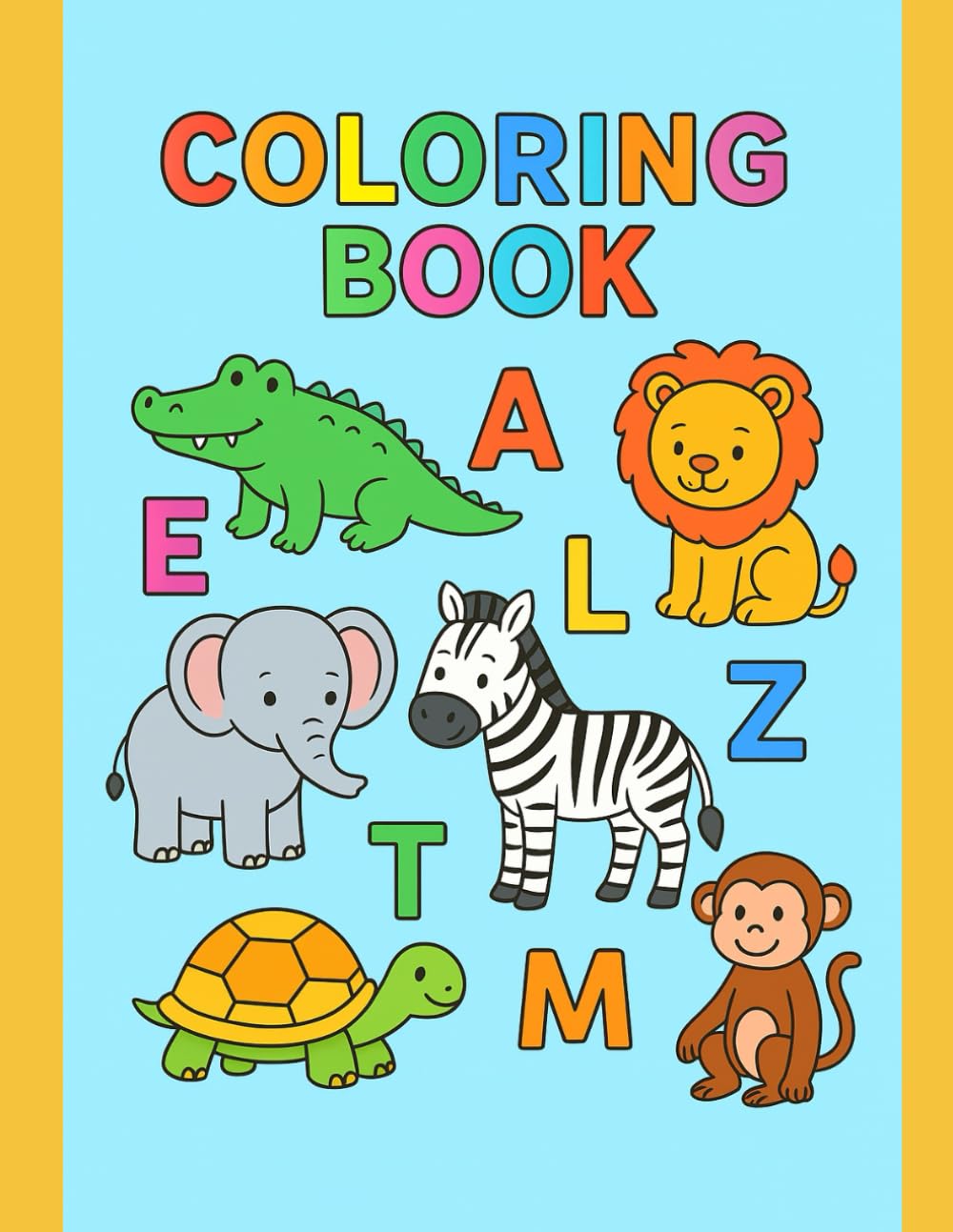 A to Z Adventures: A Fun Coloring Journey for Kids