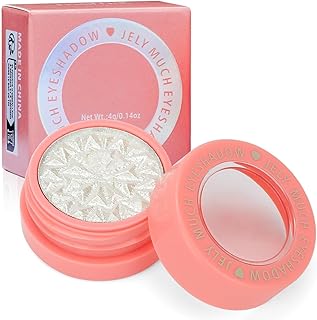 Sombra de ojos en crema blanca brillante, som...