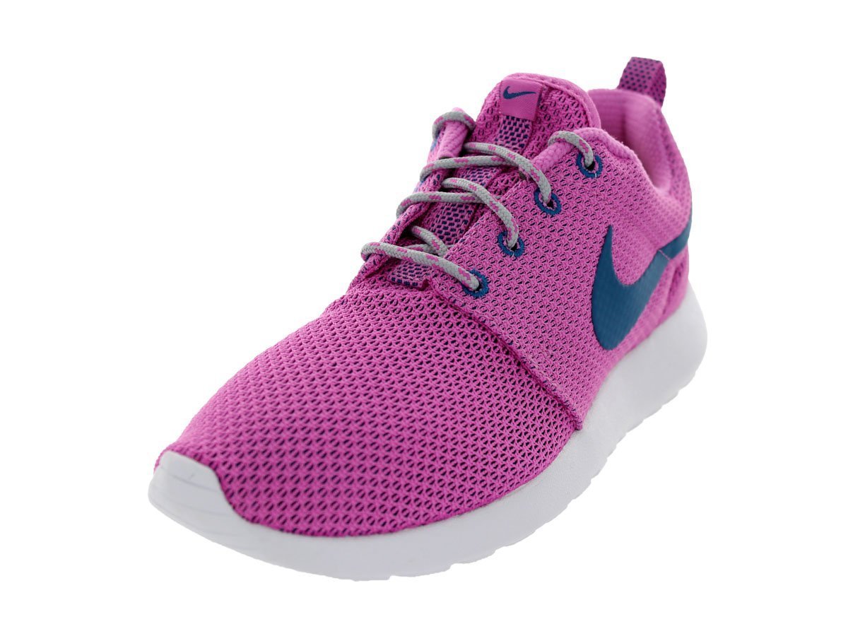 Nike Women's Rosherun Rd VLT/Grn Abyss/WLF Gry/White Running Shoe