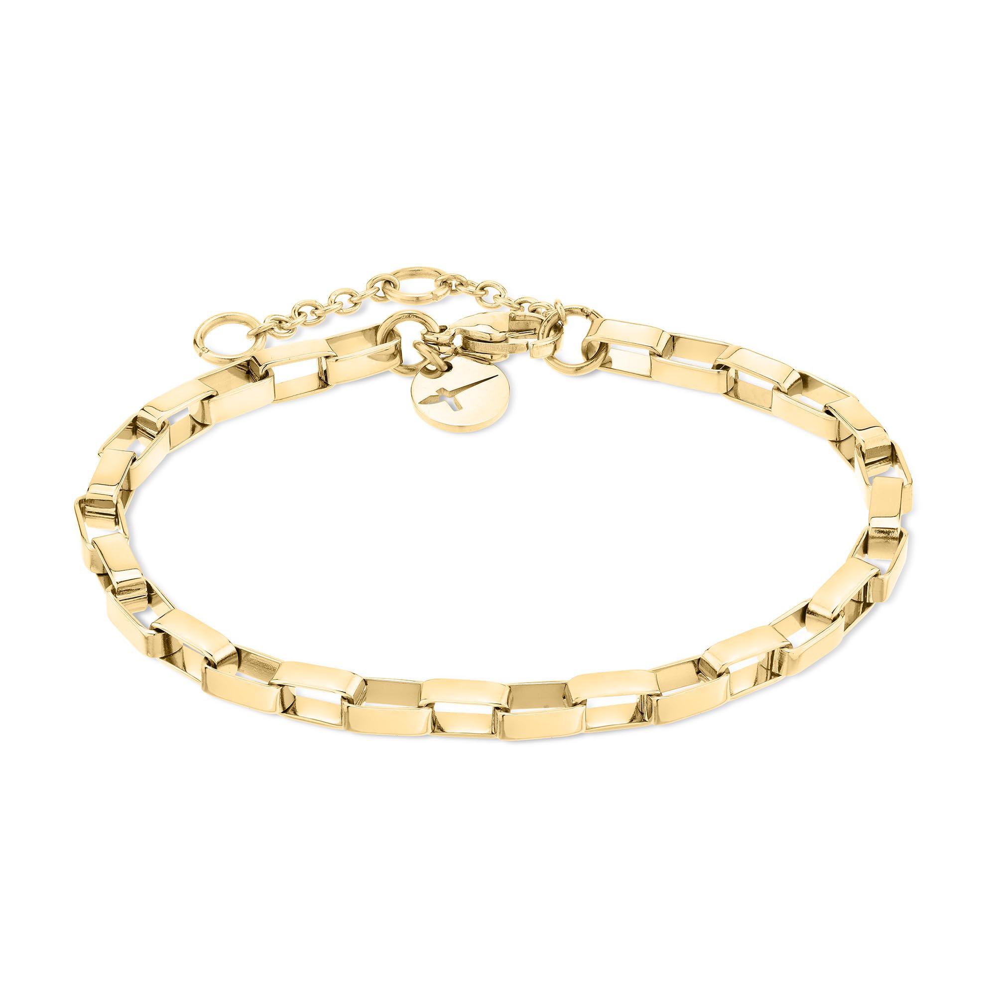 Tamaris Armband für Damen aus Edelstahl, Frauen Armschmuck größenverstellbar und wasserfest