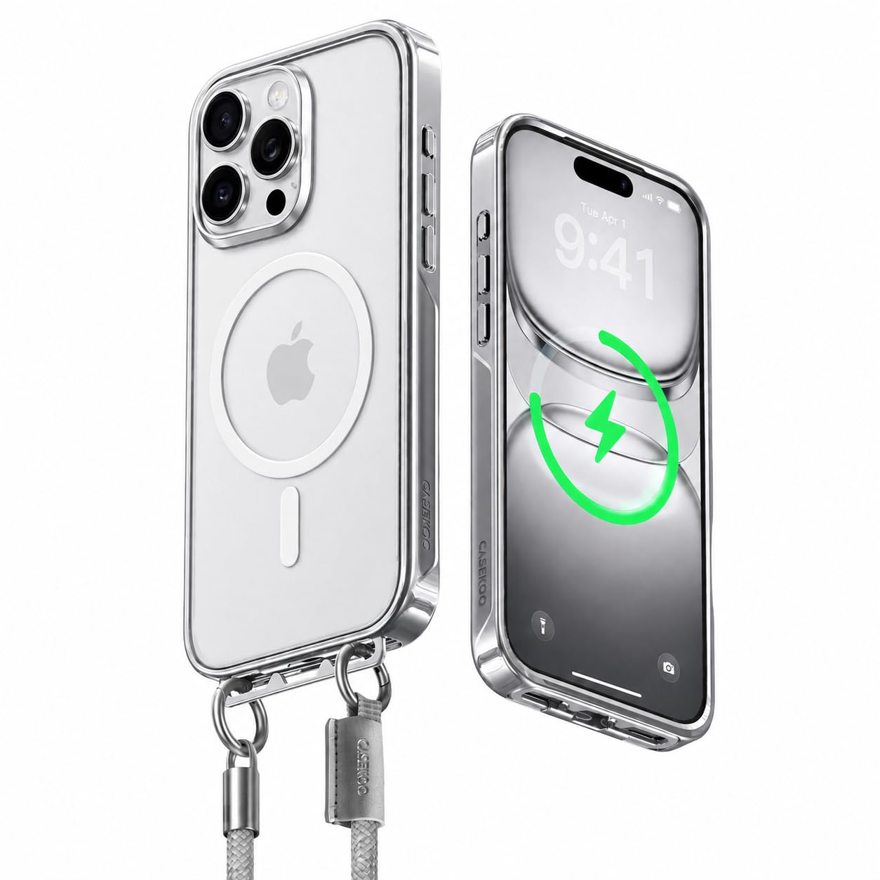 【業界初ストラップ構造・Magsafe対応】CASEKOO iPhone 16…