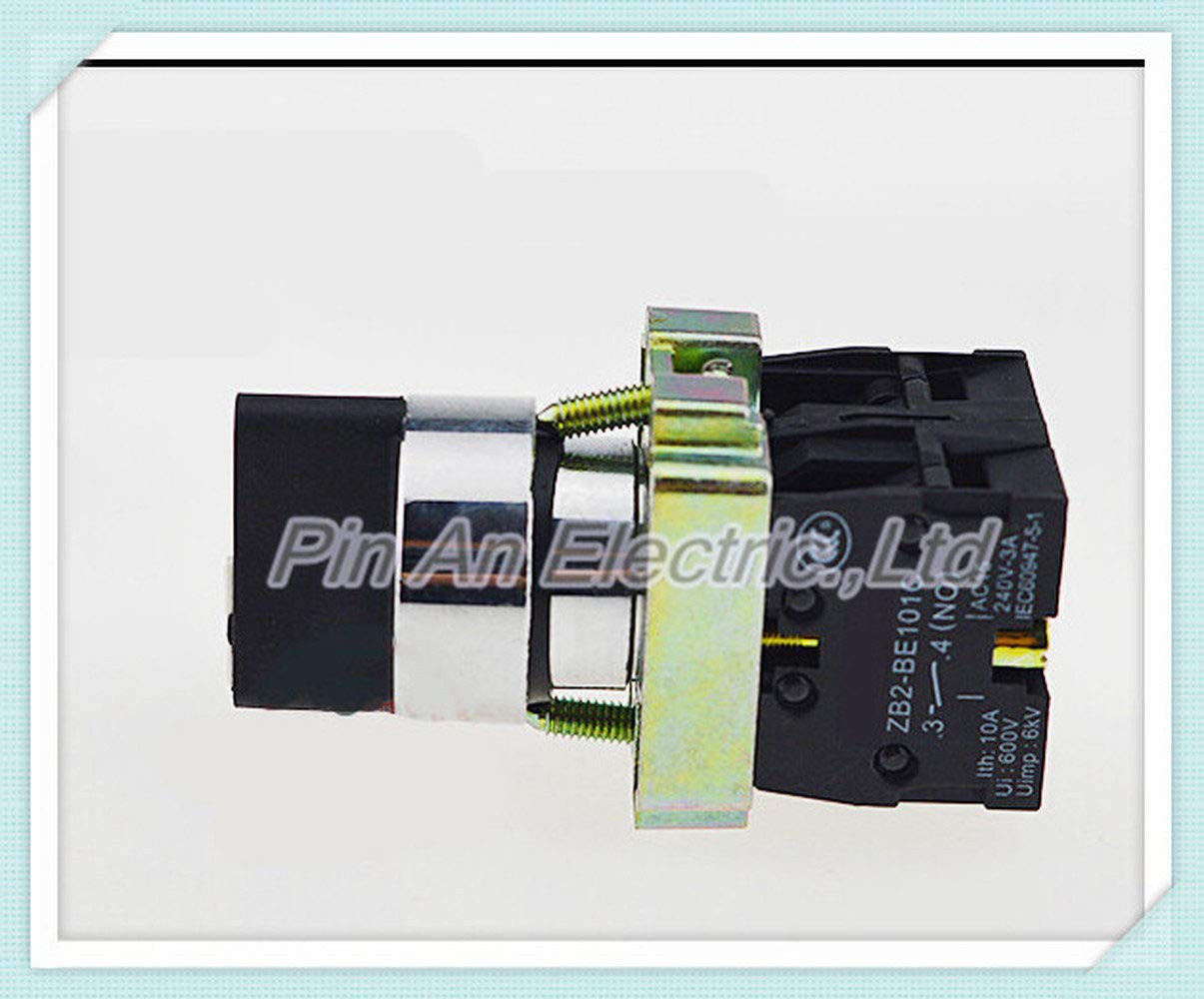 ON-OFF-ON Momentary Switch XB2-BD33 22mm Self-Lock Push Button Switch ...