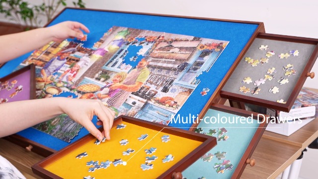 Tektalk Plateau De Casse-tête 2 En 1 Inclinable Et Rotatif Avec 5 Tiroirs Colores Table De Puzzle Portable Pour Adultes Plateau De Puzzle En Bois Pivotant Avec Lazy Susan Et Couvercle Pour Jusqua Tektalk Plateau De Casse-tête 2 En 1 Inclinable Et Rotatif Avec 5 Tiroirs Colores Table De Puzzle Portable Pour Adultes Plateau De Puzzle En Bois Pivotant Avec Lazy Susan Et Couvercle Pour Jusqua