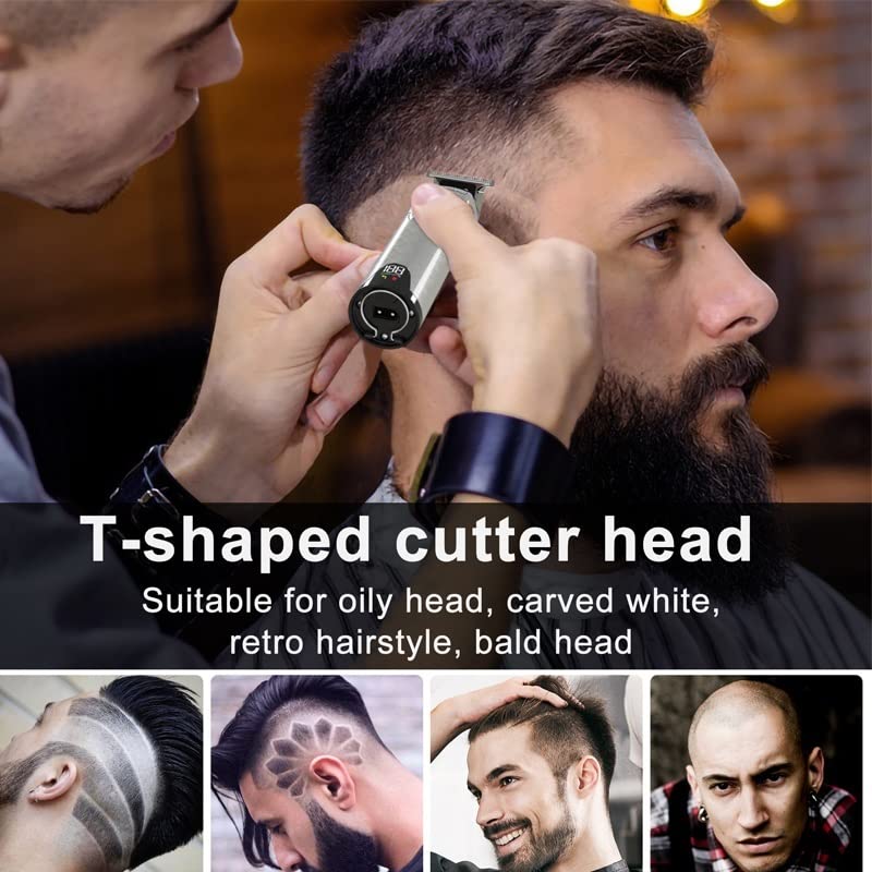 Miniatura 4 de CRIVERS Cortapelos para hombres, máquina de corte de pelo profesional de peluquería potente recortadora de pelo para hombres, máquina eléctrica de