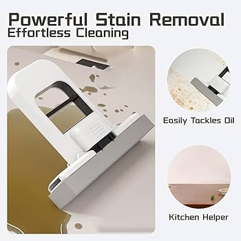 Amazon.com: Mini Foldable Desktop Mop, Portable Mini Cleaning Sponge Mop, Wet and Dry Use Cleaning System, Self-Squeeze Short Mops Effectively Replace Rags Wet for Bathroom, Kitchen and Living Room : Health &