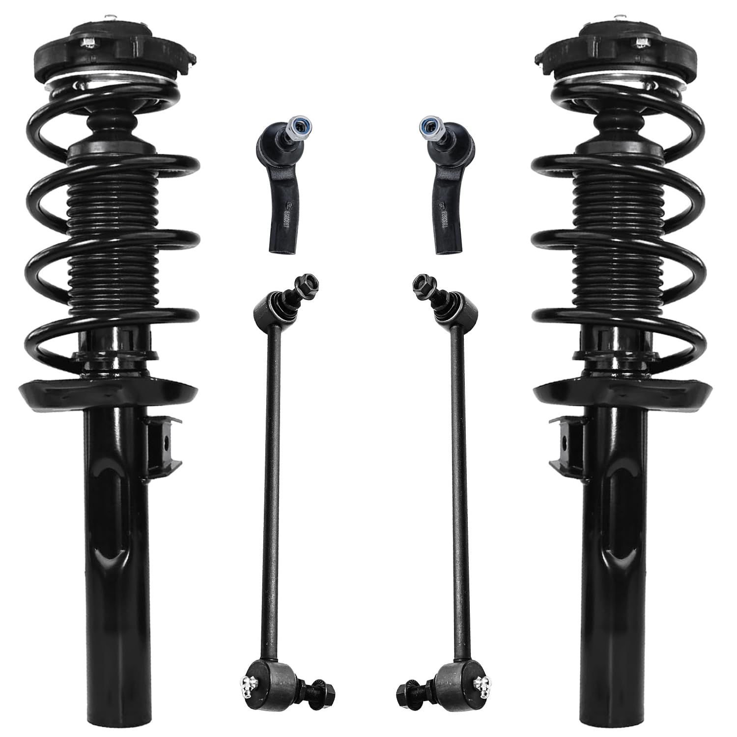 Detroit Axle - Front Struts Kit for Volkswagen Jetta Passat Golf Beetle Eos