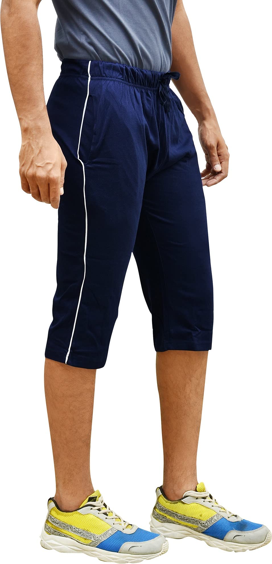 MOTUS Men's Cotton Casual 3/4 Capri Combo 4