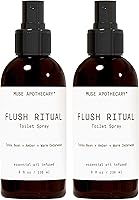 Vista 34 de Muse Apothecary Flush Ritual - Aerosol para inodoro aromático y refrescante, usar antes de ir, 4 onzas, infundido con aceites esenciales naturales