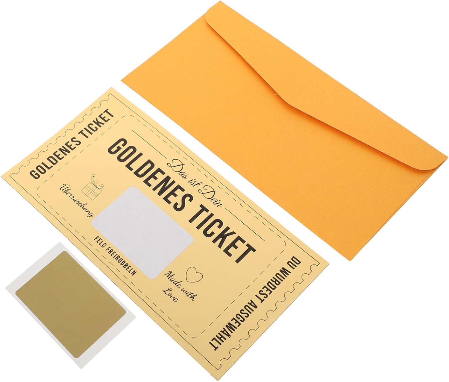 Custom Scratch Off Cards Set DIY Funny Birthday Greeting Cards 10-Piece Scratch Off Tickets for Party Games