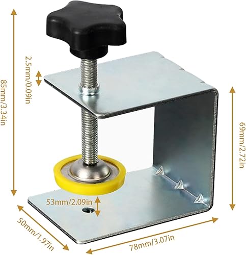 Miniatura 7 de Abrazaderas de instalación de cajones de gabinete, abrazadera de cara, herramienta de instalación de gabinete, guía de agujeros de taladro flexible,