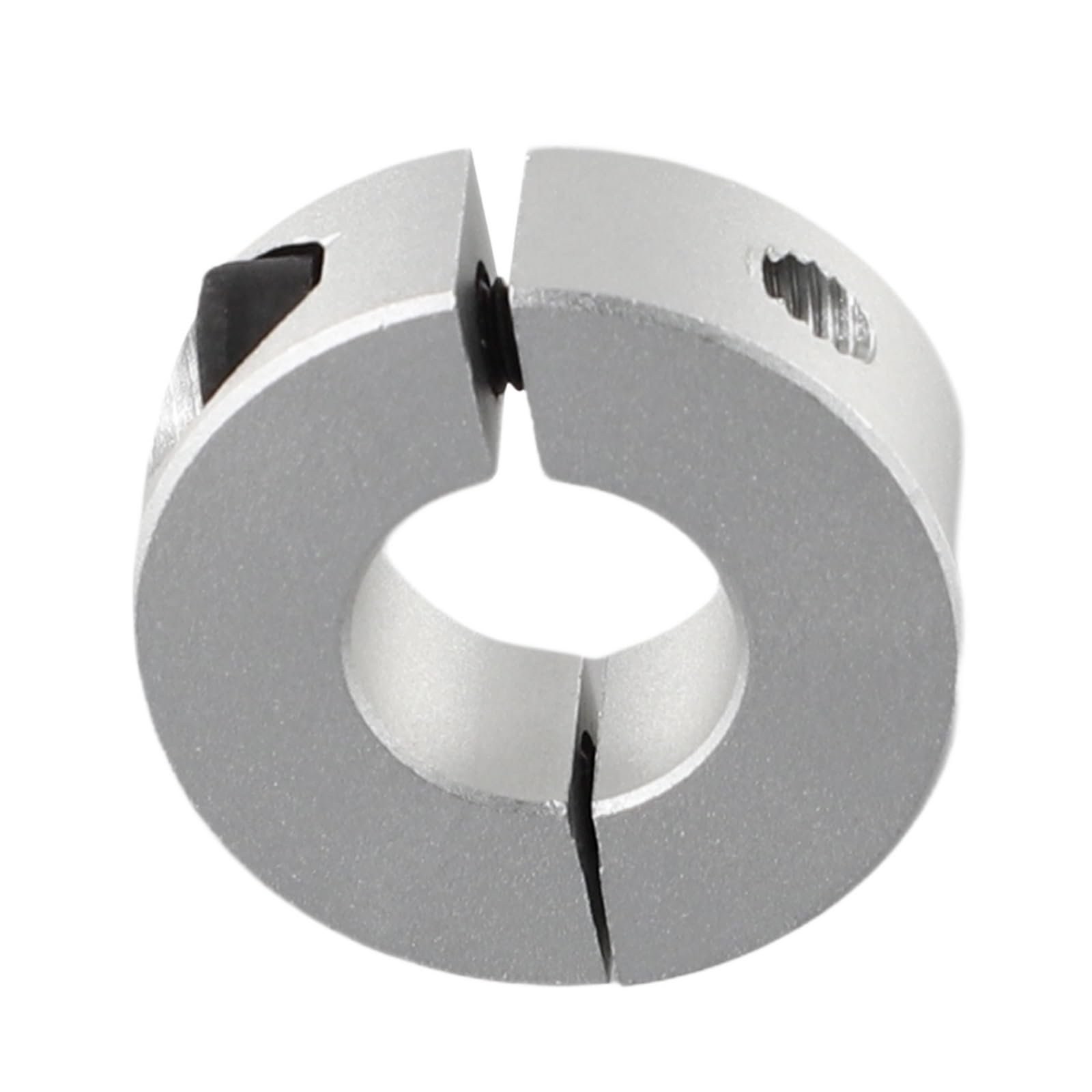 Aluminum Alloy Fixed Ring Clamp Collar - Double Split Shaft Collar Tool for Machinery, 13mm to 30mm Sizes - 1pcs(16mm)