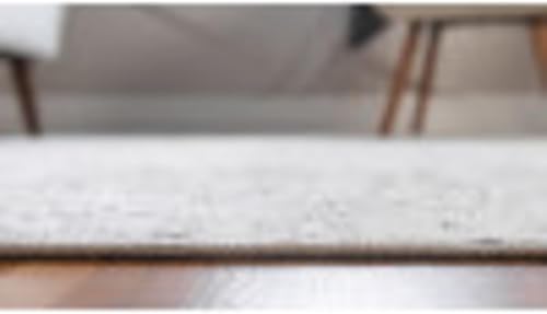 Miniatura 7 de Unique Loom Charm Collection - Alfombra abstracta, bohemia, envejecida, moderna, colores oscuros, 8 pies x 10 pies 0 pulgadas, grismarfil