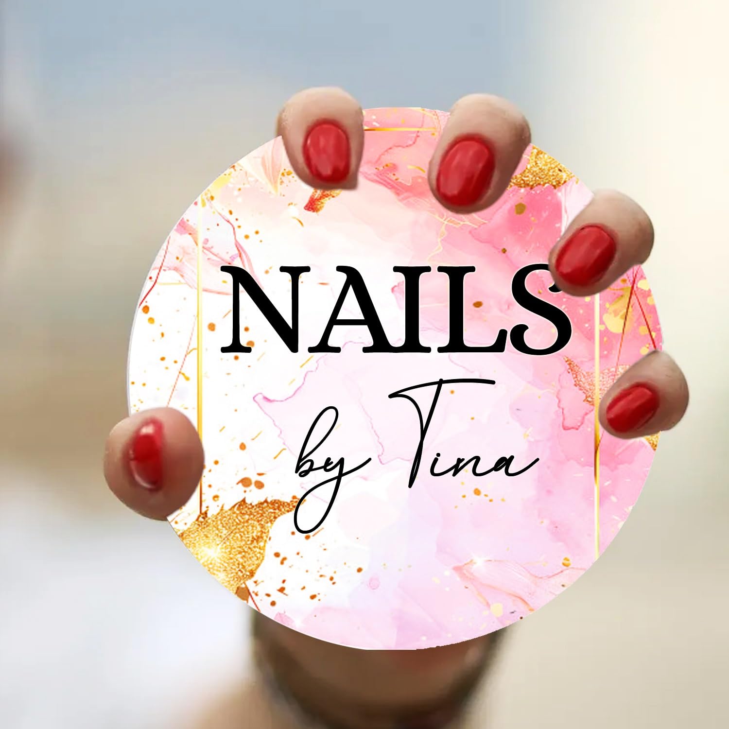 Personalized Nail Art Display Plates, Acrylic Nail Art Photo Props, Nail Artist Accessories, Nail Art Advertising Props