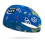 Kids Sports Headphones Bluetooth Music Headband Wireless Sports Headband Athletic Sweatbands Headphones with Stereo Speakers for Boys Girls Running Soccer Baseball Tennis Exercise