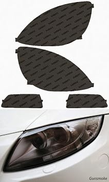 Lamin-x Custom Fit Gunsmoke Headlight Covers for Chevy Corvette C6 (05-13)