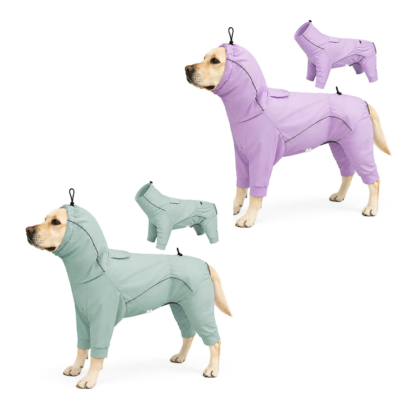 Chaleco Exterior para Perros con tecnología Que Absorbe la Humedad Detalles Reflectantes Ropa antimosquitos para Perros para Paseos nocturnos Seguros Camisa Rapiddry