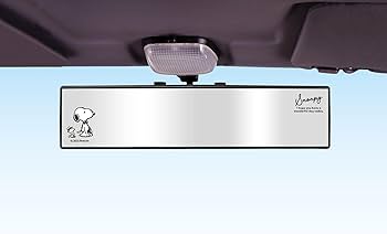 mirror9 - スヌーピー Amazon.co.jp: SNOOPY ワイドミラー ルームミラー 車