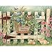 Lang Garden Gate Boxed Notecard by Susan Winget, 4 x 5 Inches, 13 Cards and Envelopes (1005300)