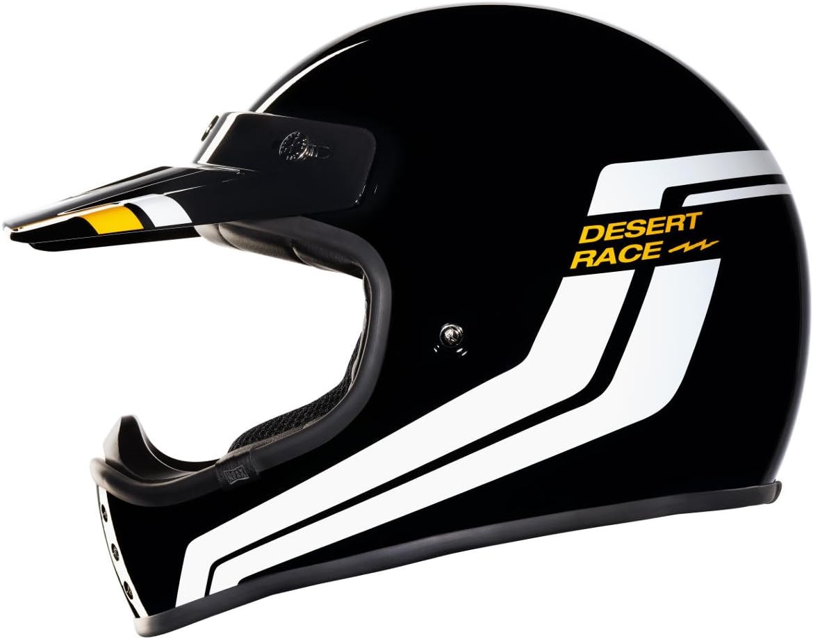 Nexx X.G200 XG200 Desert Race Black Full Face Off Road Motorcycle Helmet (L)