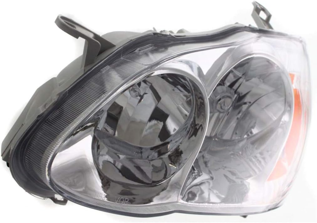 For 2003-2004 Toyota Corolla Headlight Driver and Passenger SideDOT Certified Bulbs Included TO2502139 TO2503139 - Replaces 81150-02200, 81110-02190 ;CE | LE