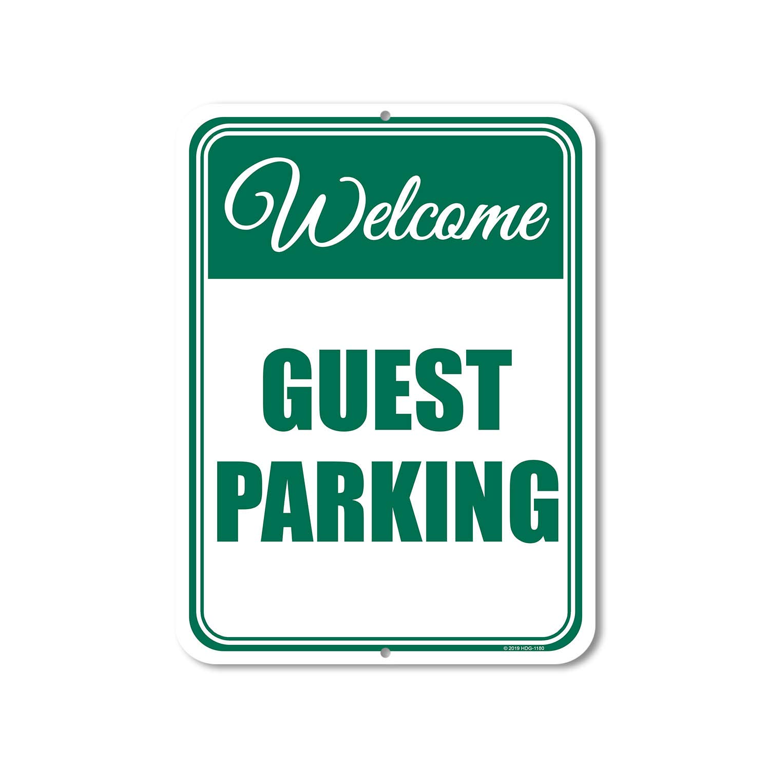 Yepyayqvk Welcome Guest Parking, Aluminum Customer Parking Sign, Business Sign 8x12 Inch