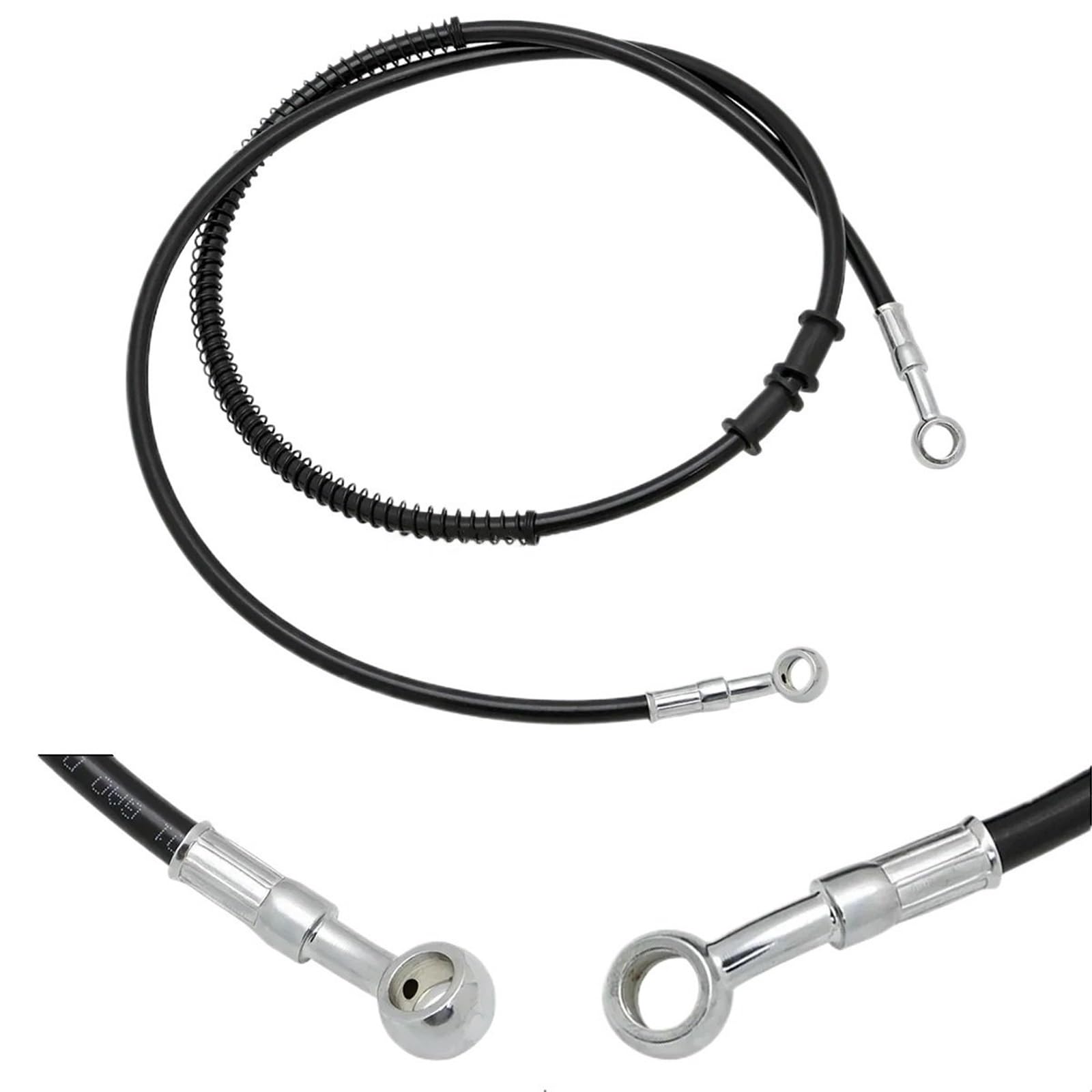 Zestaw naprawczy linek hamulcowych Do XL 883 1200 X48 stali nierdzewnej przedni hydrauliczny przewód hamulcowy, przewody, system motocykla(1100MM)