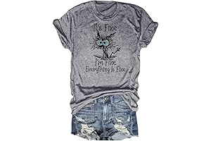 Trendy "I'm Fine" Tee: Express Yourself with Comfort and Style