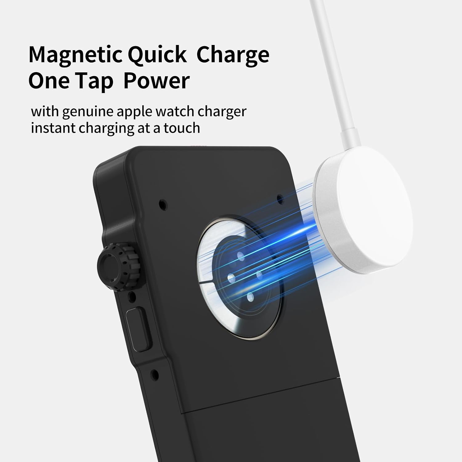 Aluminum Alloy Case for Apple Watch 49mm 44 45 46 42 40 41mm-Turn Your Apple Watch into a Smartphone,Retro iPod Style Metal Protective Cover with Click Wheel (Black, 49mm - Series Ultra 3 2 1)
