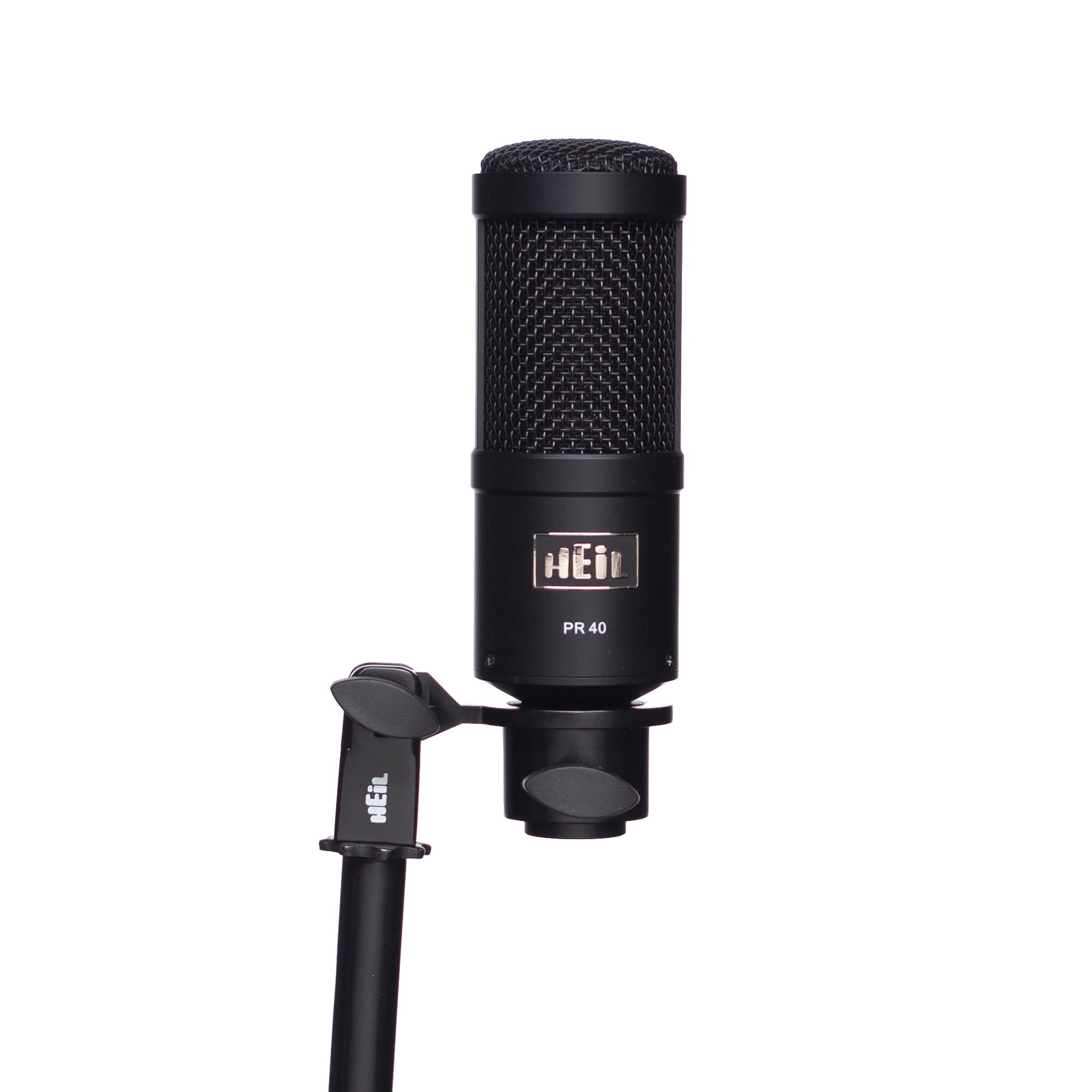 Microfone dinâmico Heil PR 40 para transmissão, podcast, gravação