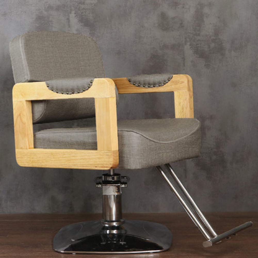 Sgabello da Barbiere di Bellezza, Poltrone da Parrucchiere, Poltrona Girevole da Salone, Sgabelli da Parrucchiere Moderni, Poltrona Sollevabile Idraulica Professionale, 58X58X92Cm,L,K Made in China