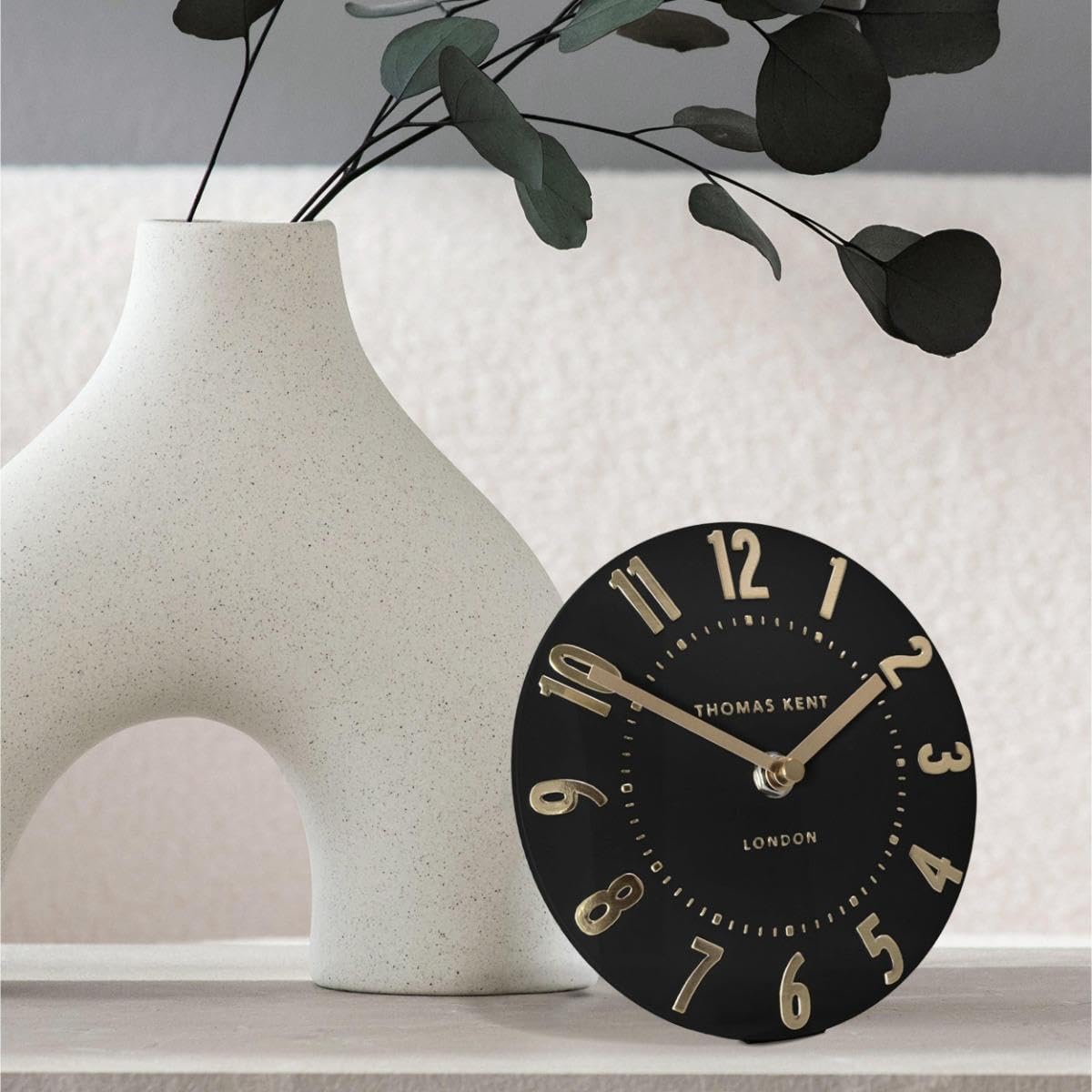 Thomas Kent LondonMulberry Noir Small Mantel Clock