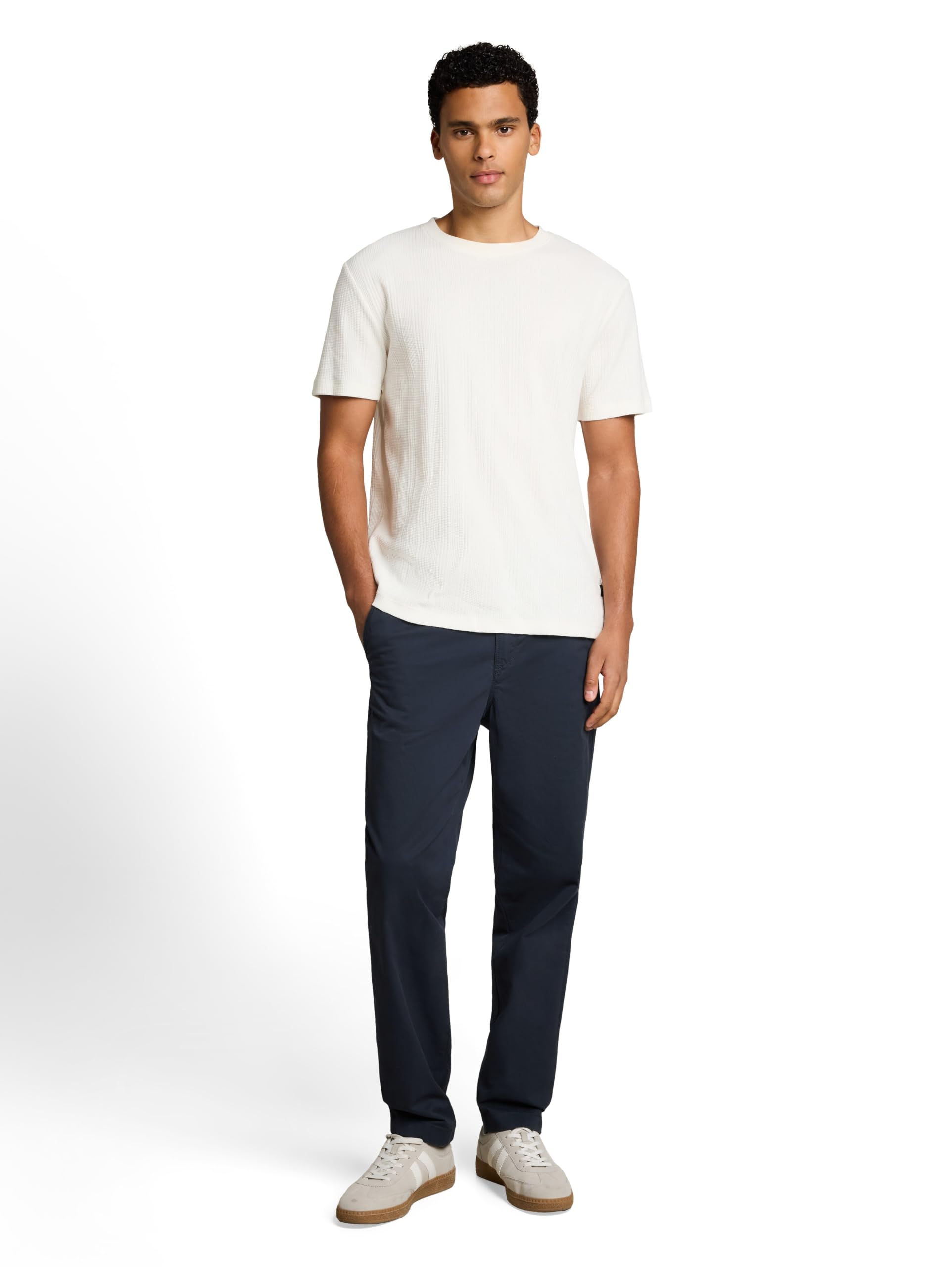 Tom Tailor Denim Herren Chinohose aus Cord im Relaxed Fit 1054195