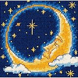 Dimensions Needlepoint Kit, Moon Dreamer Needlepoint, 5'' W x 5'' H