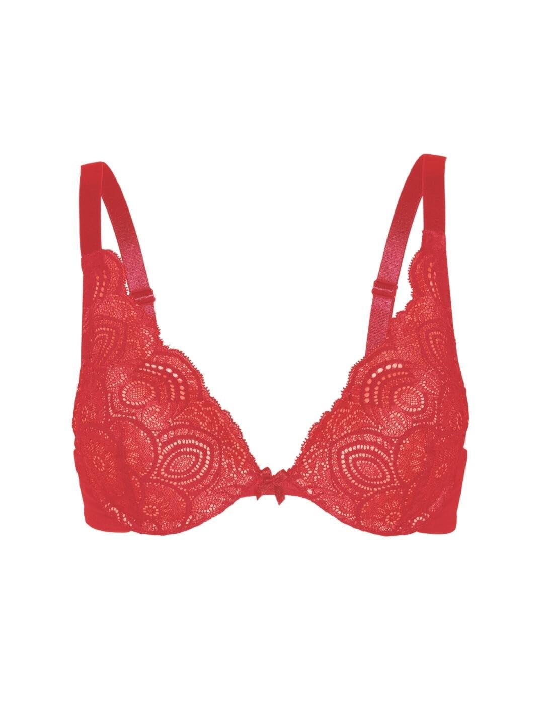 Wonderbra Refined Glamour Triangle Lace Sujetador Push Up Mujer (Pack de 1)