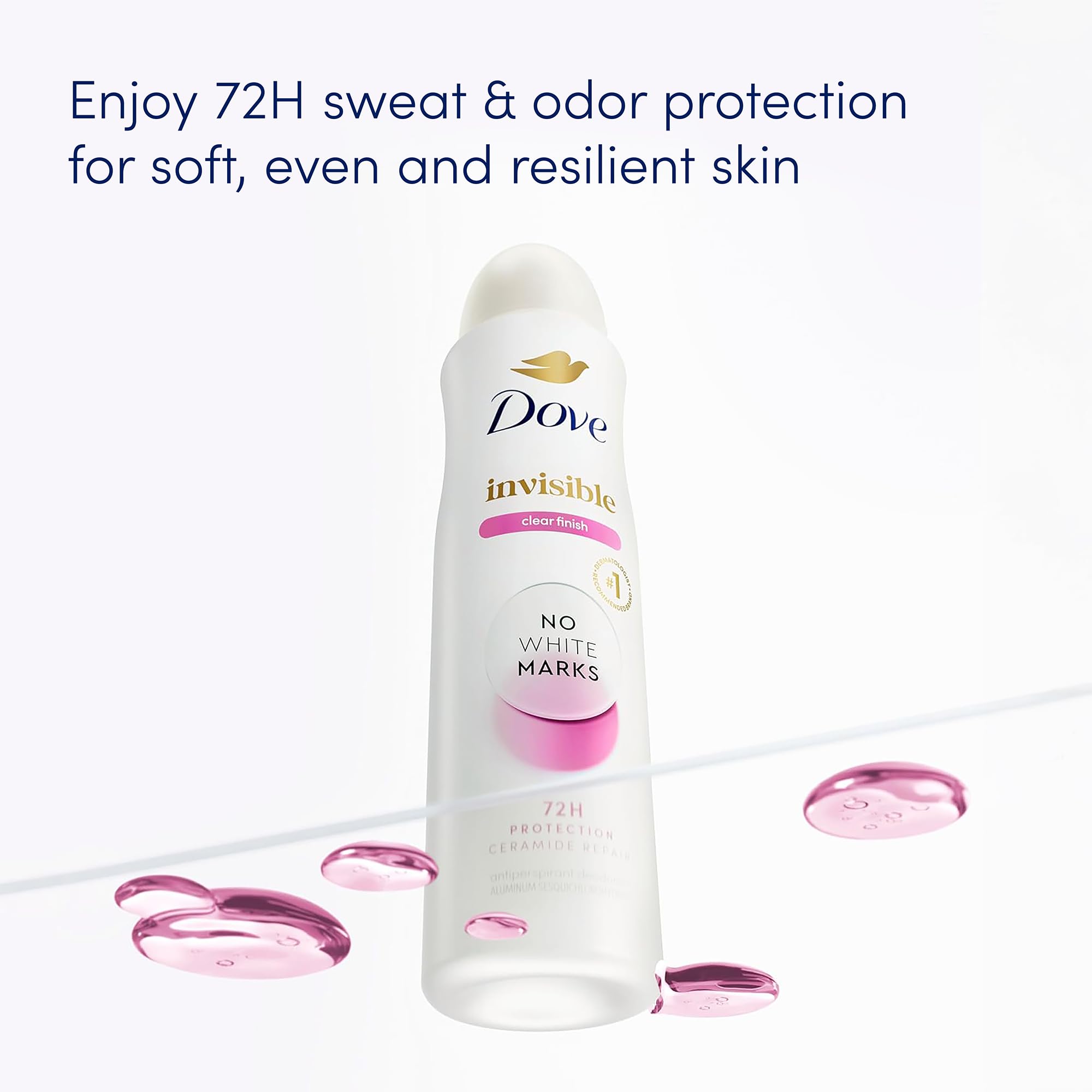 Dove Invisible Clear Antiperspirant - No White Marks -3