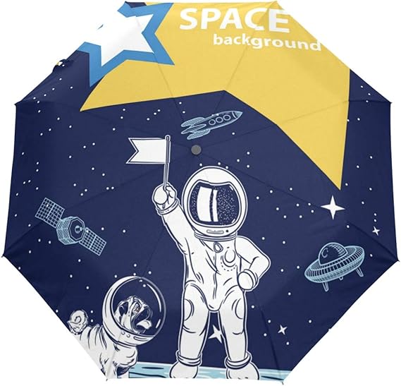 Mr.XZY Astronaut Hund Niedlich Cartoon Rakete Raumschiff