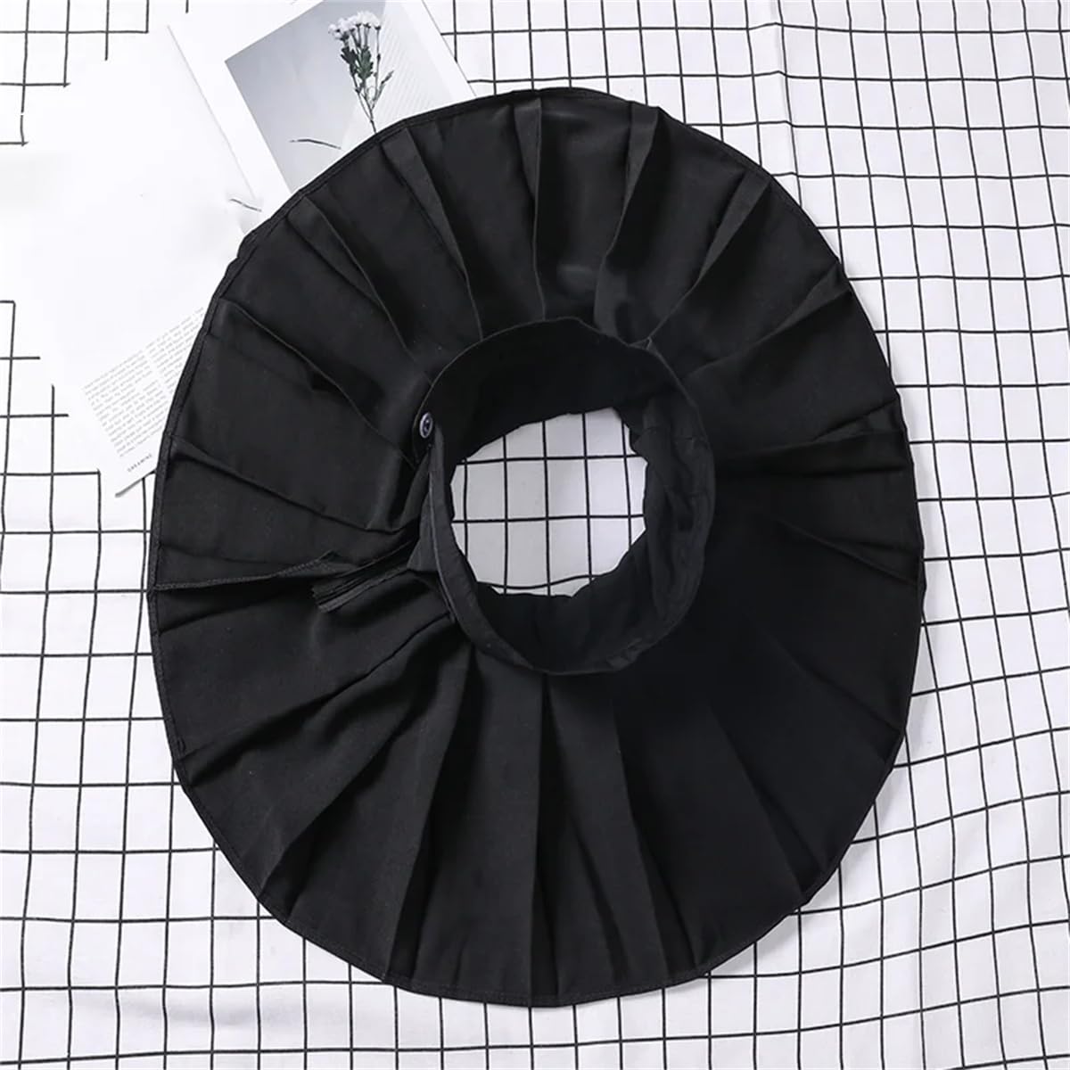 Falda Corta De Cintura Alta A Cuadros Harajuku Plisada Mini Negra De Moda para Mujer De Primavera Y Verano
