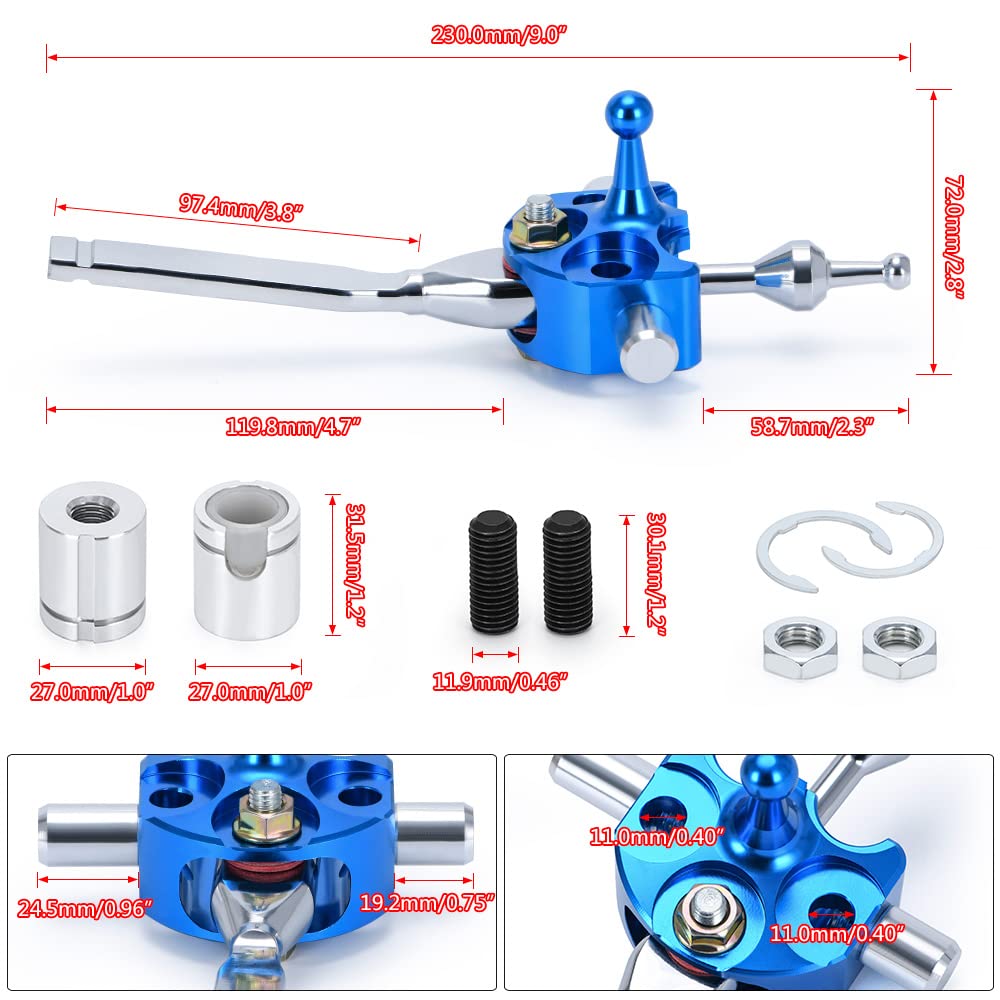 Amazon | PQYRACING PQY ショートシフター クイックギアシフター