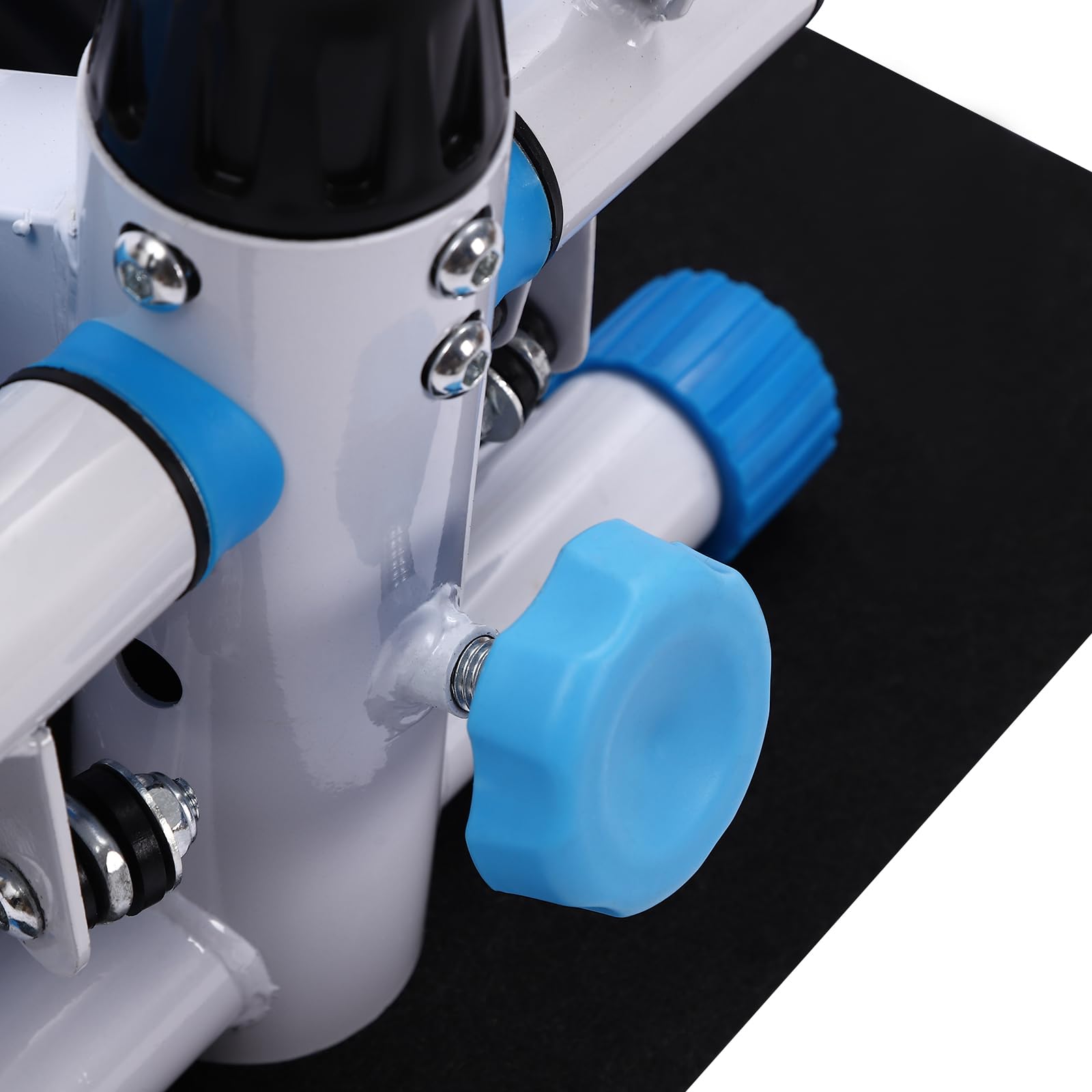 Stepper fitness con manubrio Stepper 2 in 1 attrezzo per allenamento fino a 150 kg, per allenamento a casa, fitness, altezza regolabile, sistema di azionamento idraulico, basso rumore, stepper fitness