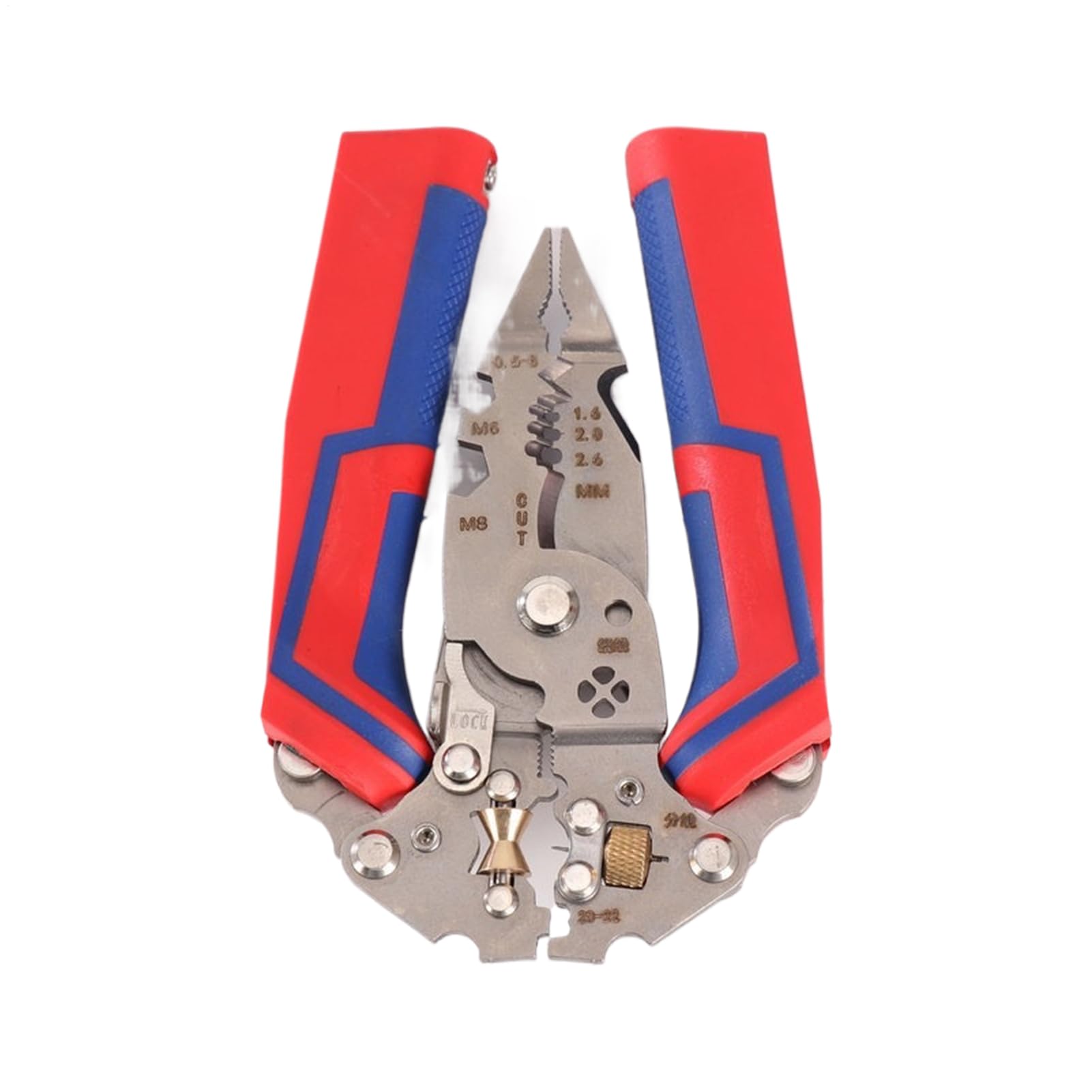 Wire Stripping Tool, Multifunctional Cable Pliers, Heavy-duty 13-in-1 Wire Stripper for Daily, Radiator, Marine, Electrician, Automotive, Industrial, Commercial