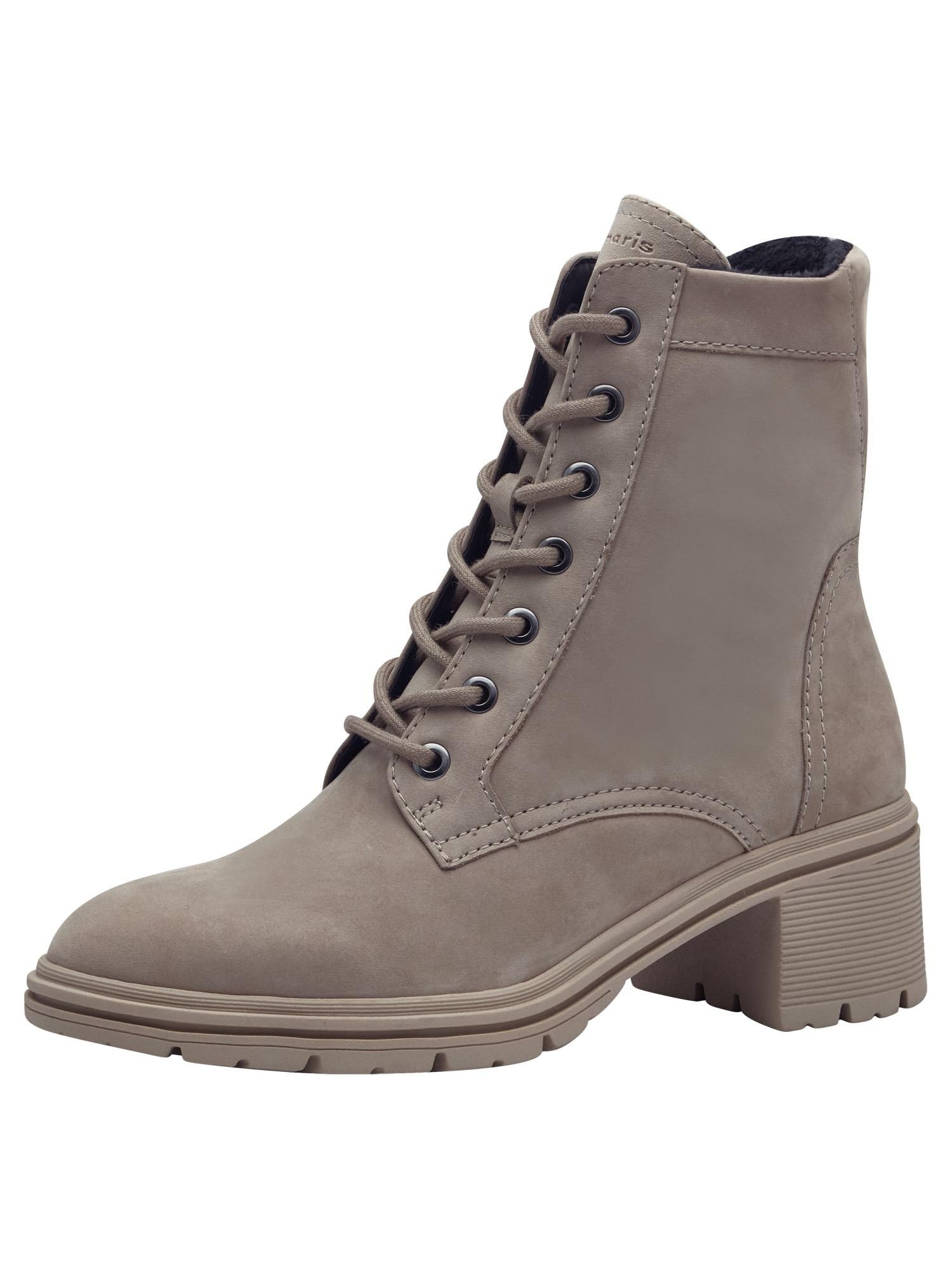 Tamaris Women's Flat Boots, taupe, 39 EU